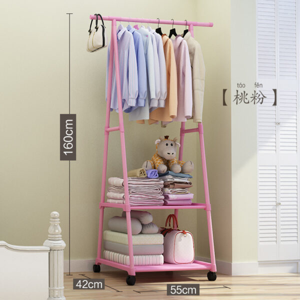 Sturdy Metal Clothes Rack with Shelves – 160cm Black Freestanding Garment Organizer