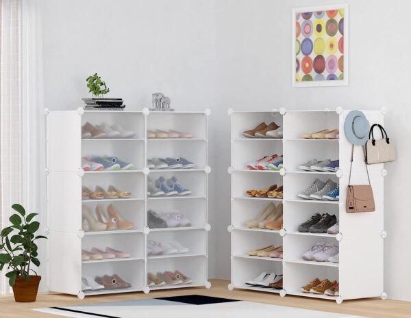 DIY Resin Plastic Shoe Rack – Easy Assembly Shoe Storage Solution