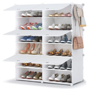DIY Resin Plastic Shoe Rack – Easy Assembly Shoe Storage Solution