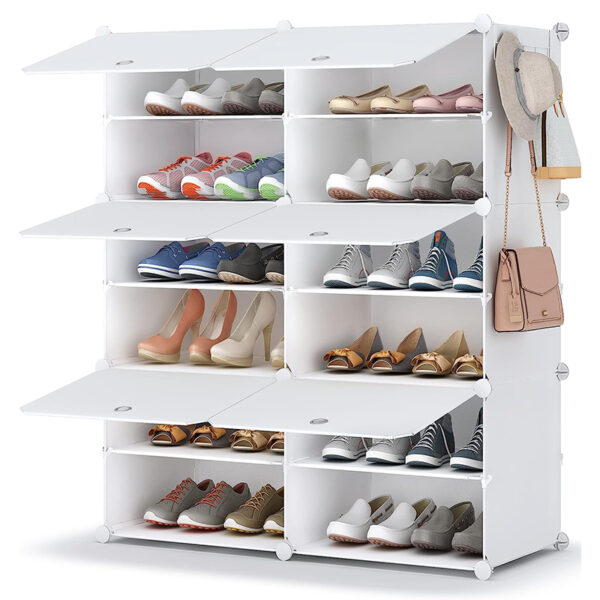 DIY Resin Plastic Shoe Rack – Easy Assembly Shoe Storage Solution
