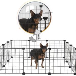 Easy Assembly Iron Wire Pet Cage – DIY Pet Fence Solution