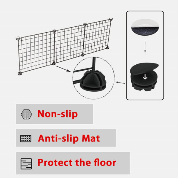 Easy Assembly Iron Wire Pet Cage – DIY Pet Fence Solution