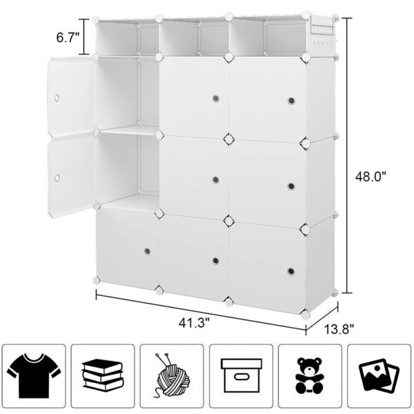 Modular Resin Plastic Cabinets Versatile Storage Options for Home and Office