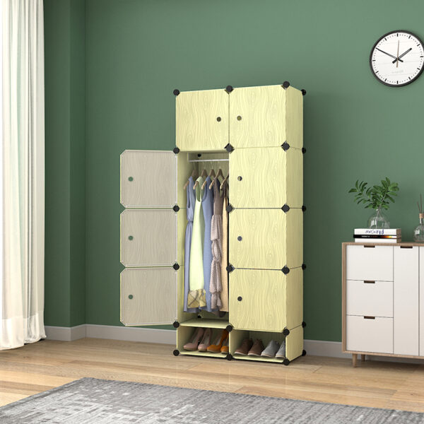 Portable Bedroom Closet Wardrobe Cube Storage Cube Organizer Cube Shelf Armoire