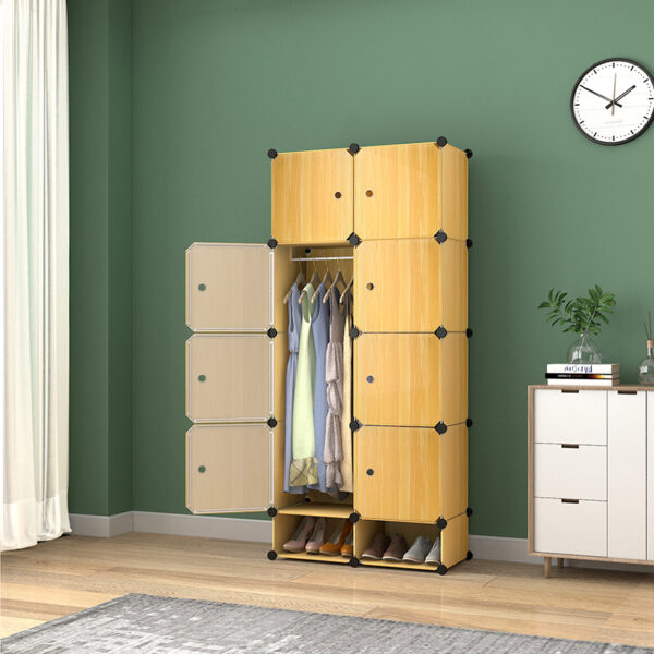 Portable Bedroom Closet Wardrobe Cube Storage Cube Organizer Cube Shelf Armoire