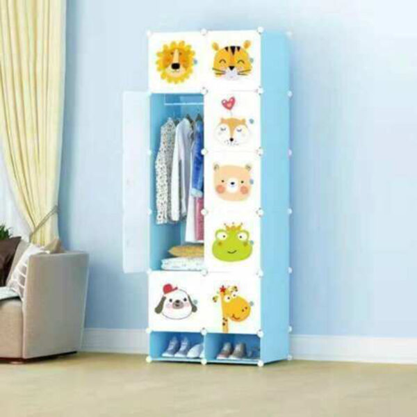 Versatile Plastic Wardrobe Cube Cabinet Efficient Storage and Organization