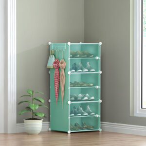 Very Simple Plastic Shoe Shelf Dust Proof Storage Household